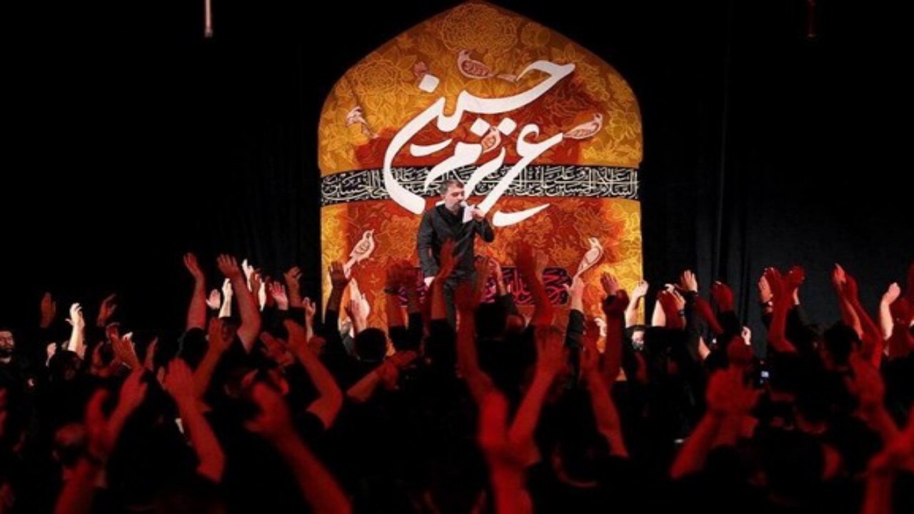 مهاجرین افغانستانی مقیم تهران در دهه دوم محرم به عزاداری پرداختند + فیلم