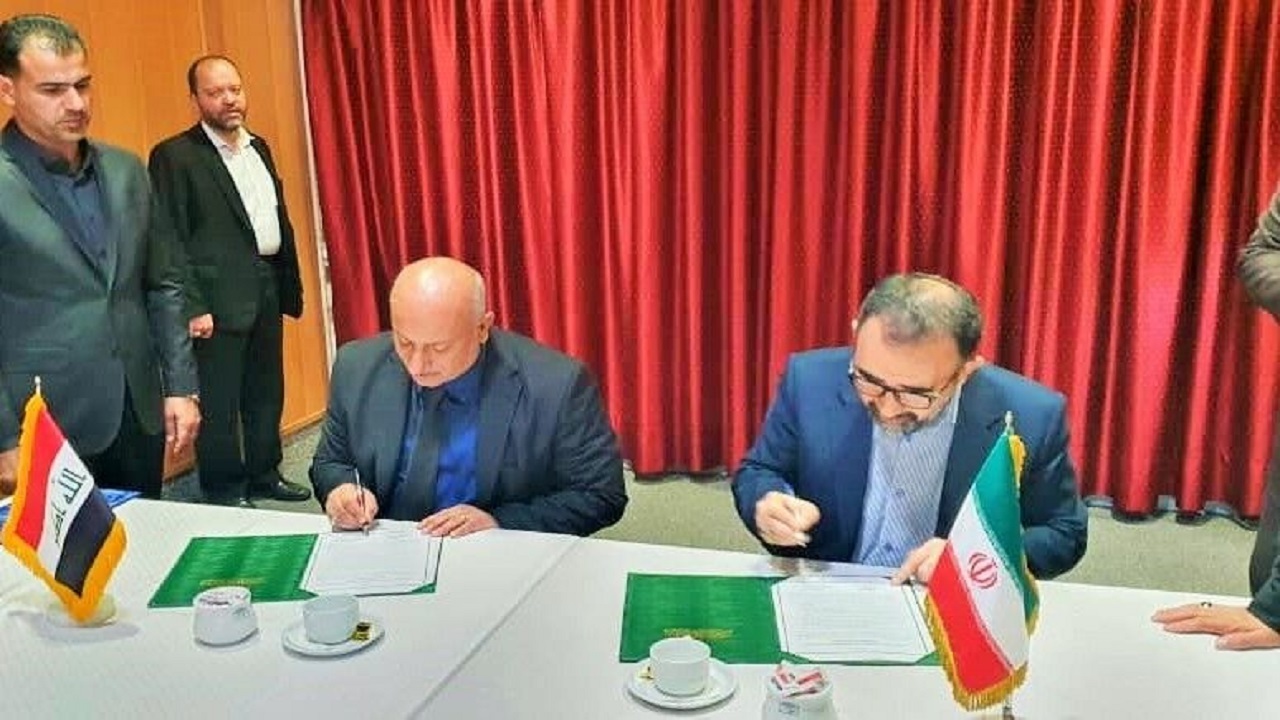 امضای پیش نویس تفاهمنامه همکاری میان استانداران خراسان رضوی و کربلا