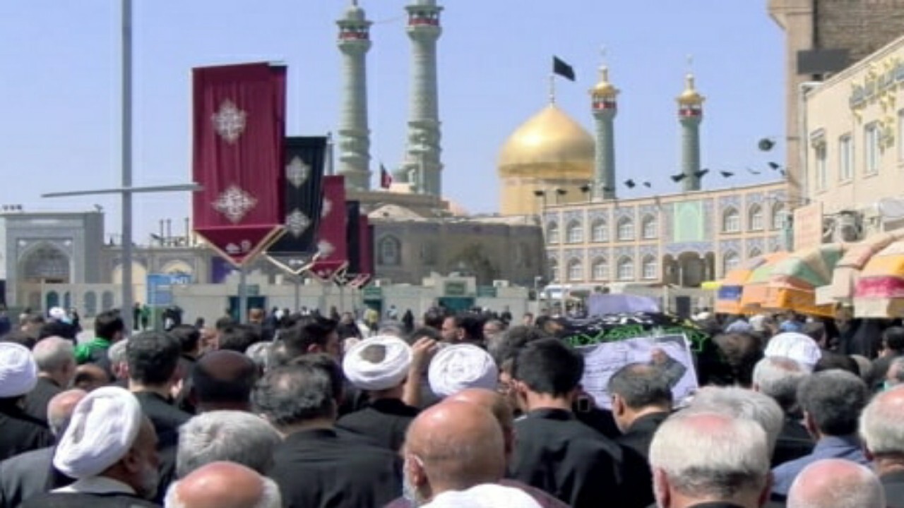 تشییع و خاکسپاری پیکر حاج محمدتقی انصاریان  در قم