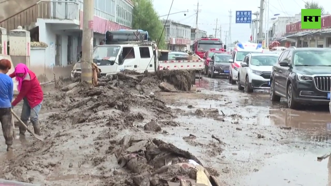 ۱۷ کشته در سیل شدید چین 03