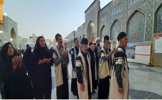 حضور عشایر زیارت اولی در حرم امام مهربانی ها