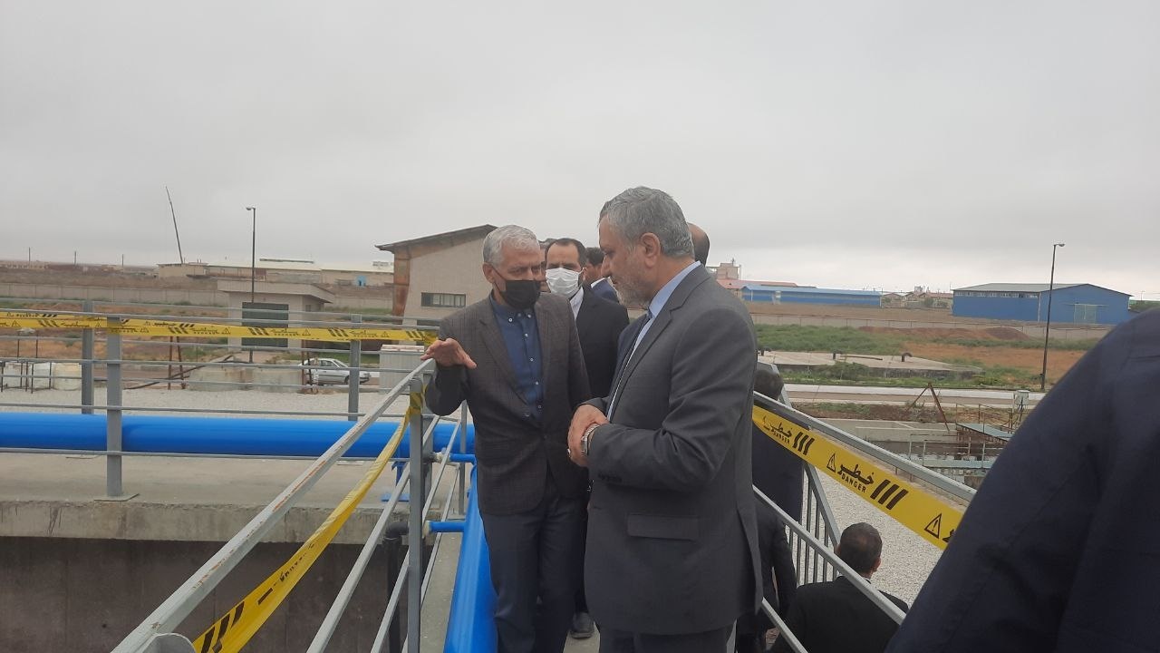 پیشرفت فیزیکی تصفیه خانه شهرک صنعتی اردبیل قابل قبول است