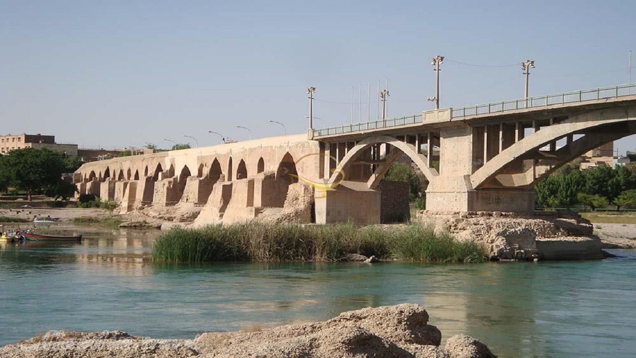 ادامه روند مرمت پل ساسانی دزفول