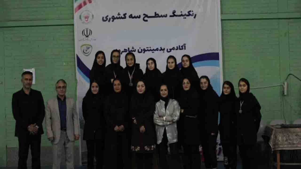 درخشش بدمینتون بازان کرمانی در رنکینگ سطح ۳ کشور