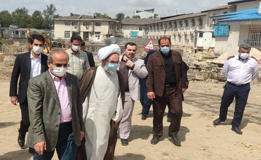 بازدید آیت الله فلاحتی از بیمارستان پورسینای رشت