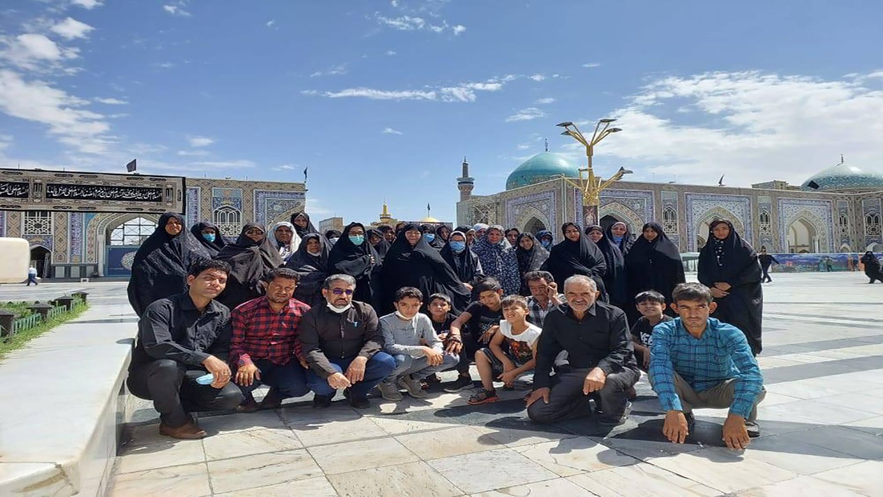 تشرف زائر اولی‌های سیرجانی به حرم مطهر رضوی