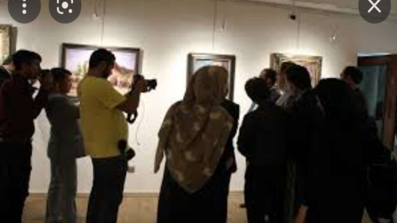 راه اندازی کارگاه نقاشی توسط هنرمندان ایرانی و افغانستانی در مشهد + فیلم