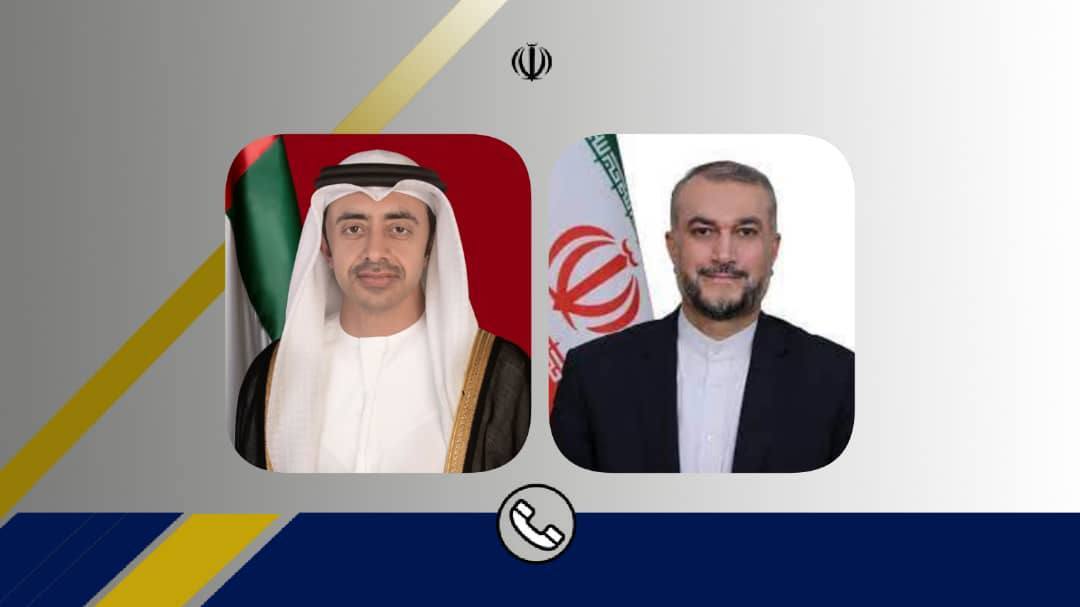 امیرعبداللهیان: اتحادیه اروپا به تلاش برای حصول توافق ادامه می دهد/ بن زاید: فرصت های اقتصادی بی شماری برای دو ملت فراهم است