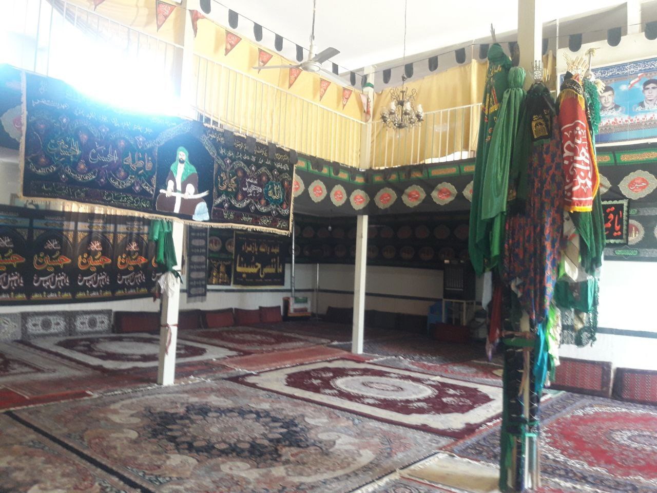 آماده سازی مسجد روستای سیان سفلی در آستانه محرم + تصاویر