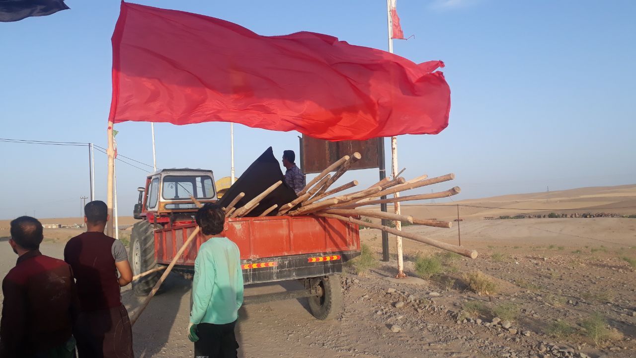 تب وتاب مردم روستای قشه توت در آستانه ماه محرم + فیلم و تصاویر