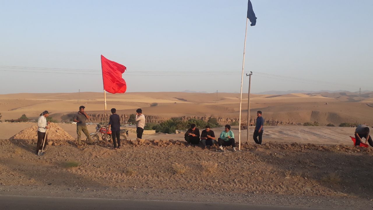 تب وتاب مردم روستای قشه توت در آستانه ماه محرم + فیلم و تصاویر