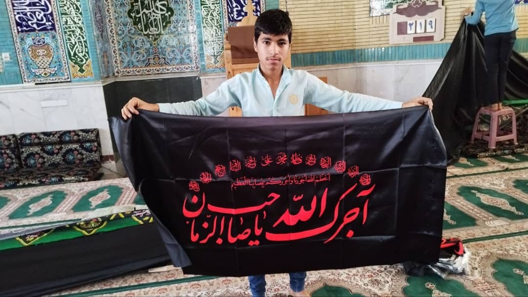 معابر شهر اهواز رنگ و بوی محرم گرفت + تصاویر