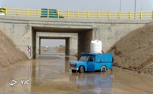 سیل در روستای جعفرآباد مسیله به روایت تصویر