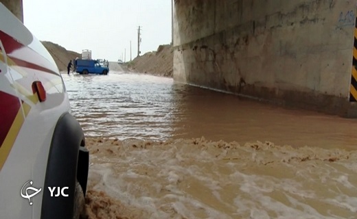 سیل در روستای جعفرآباد مسیله به روایت تصویر