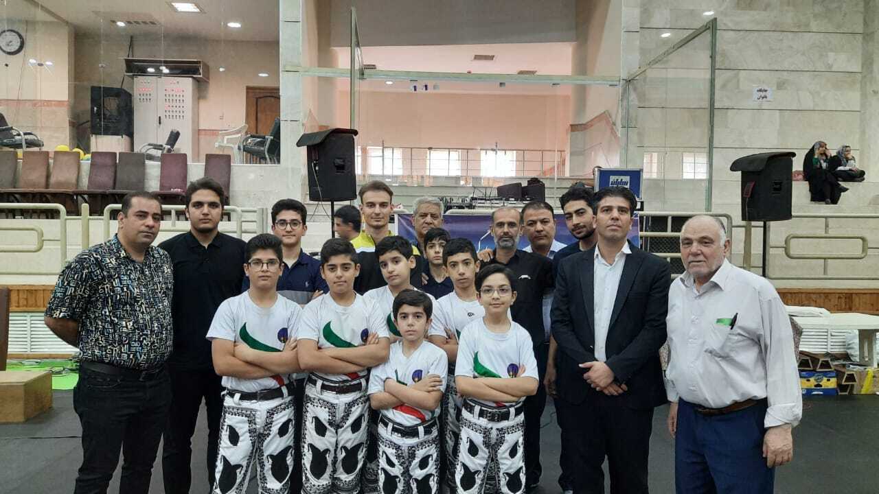 قهرمانی نونهال قمی در رشته میل بازی مسابقات کشوری