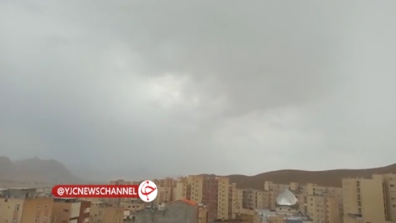 آغاز بارش باران سامانه مانسونی در شهرکرد+فیلم