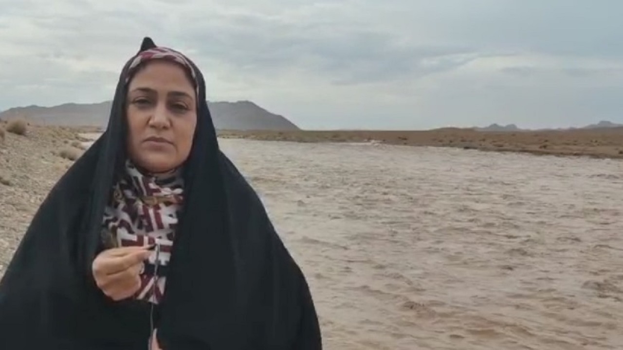بارش تابستانه باران در منطقه سبزدشت بافق