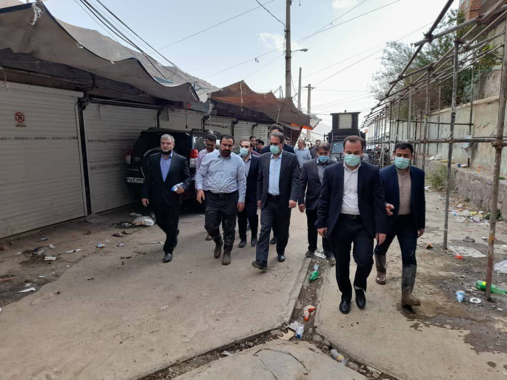 بازدید رئیس سازمان بازرسی کل کشور از منطقه سیل زده امام زاده داوود