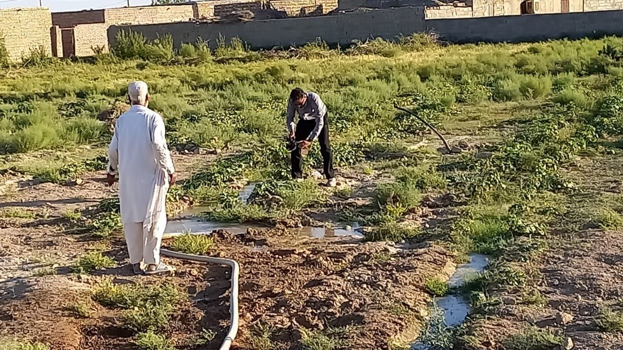 حفر ۶۰حلقه چاهک کشاورزی در شهرستان زابل