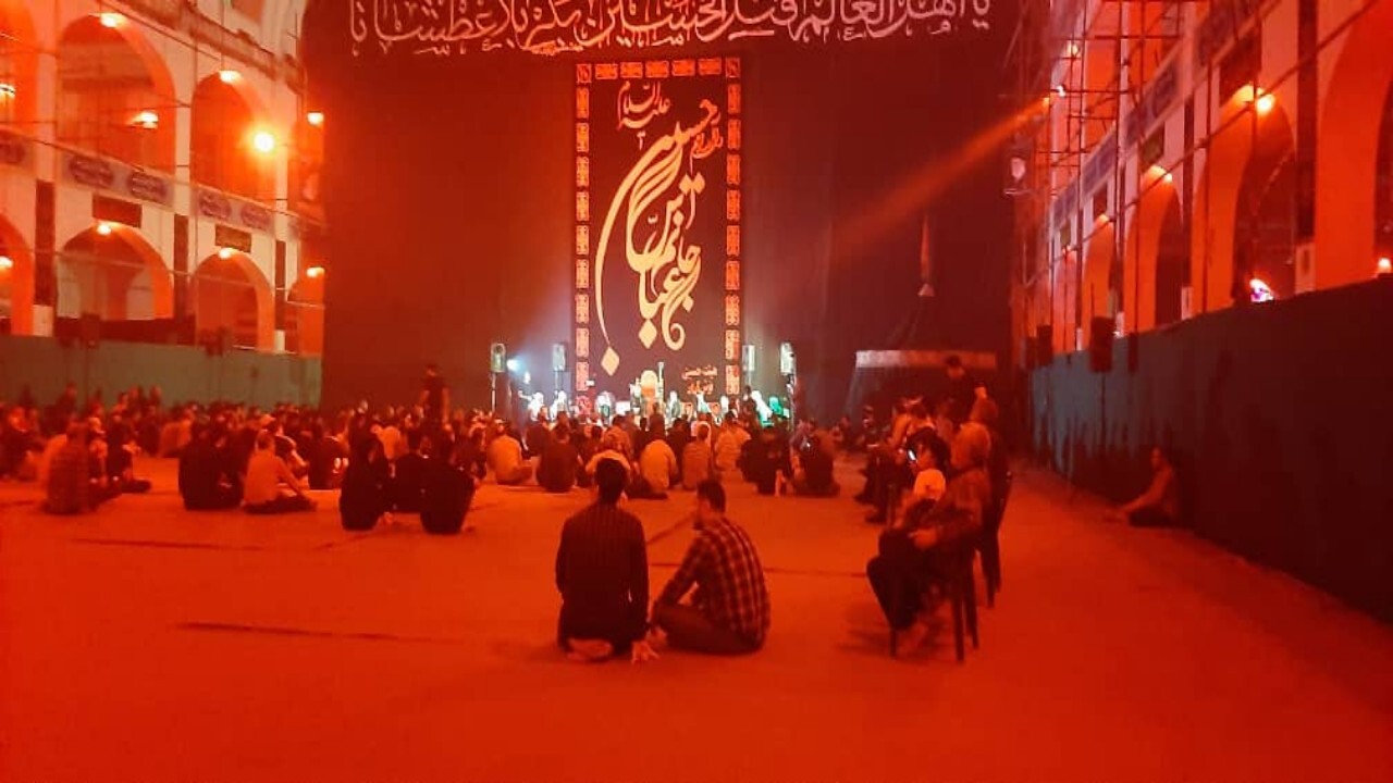 آیین زنگ حیدری در نوش‌آباد اجرا شد