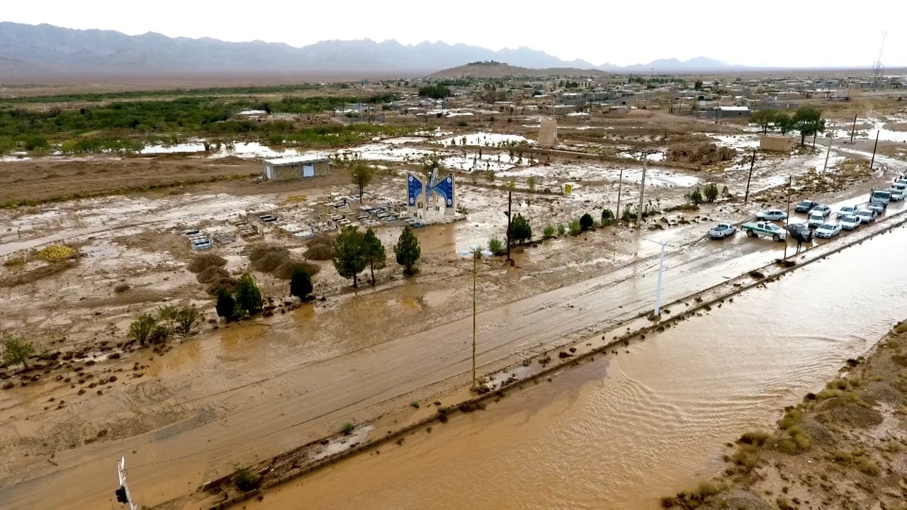 سیل روستای شیطور بافق را در نوردید