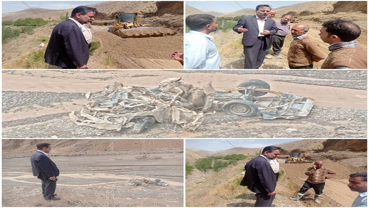 بازگشایی مسیر جاده روستایی جوین در شهرستان سرخه
