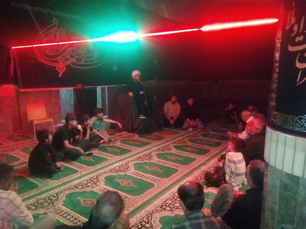 برگزاری مراسم سوگواری سالار شهیدان در شهر رضویه + تصاویر