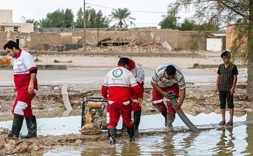امدادرسانی به بیش از ۵۰۰۰ نفر سیل زده در سیستان و بلوچستان