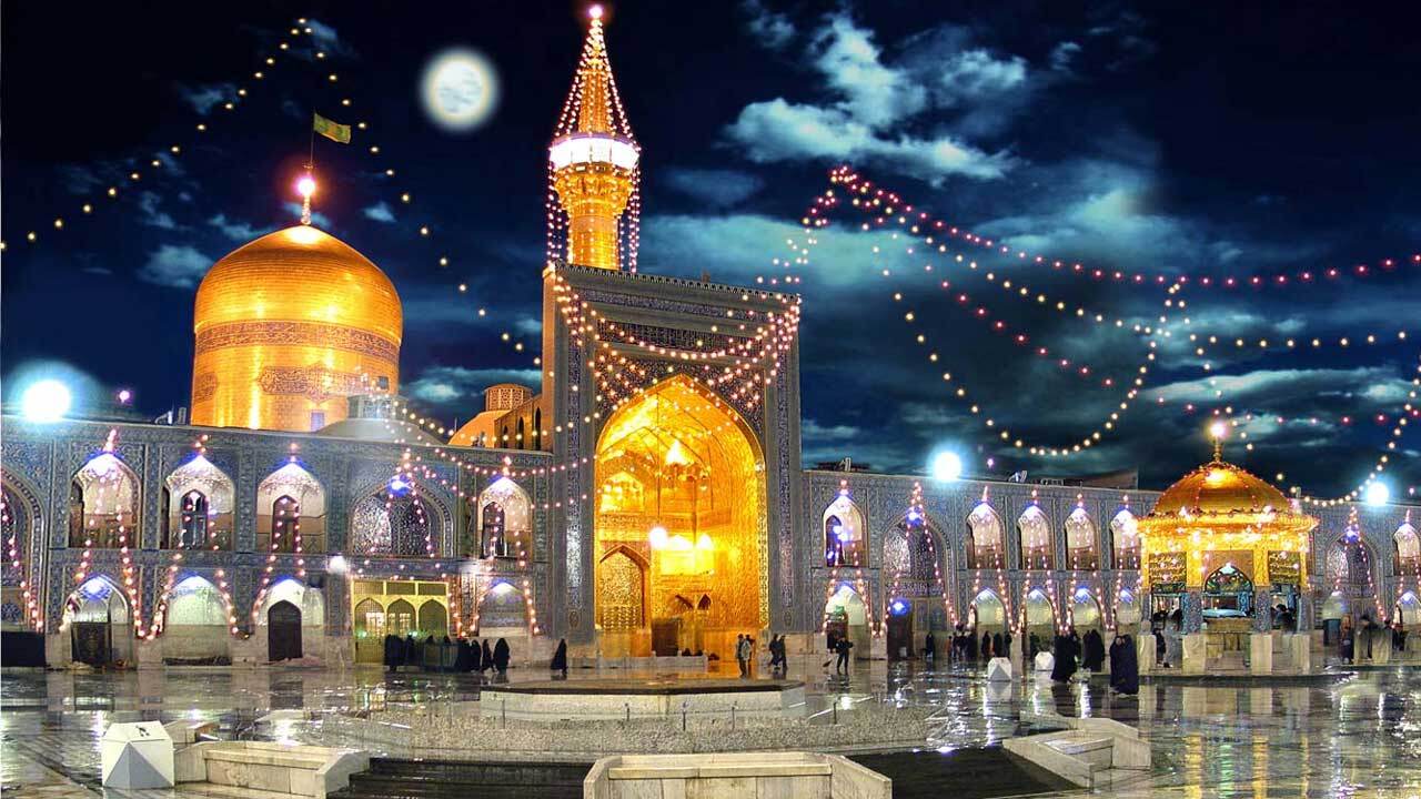 اجرای آیین صلاة در حرم امام رضا (ع) + فیلم