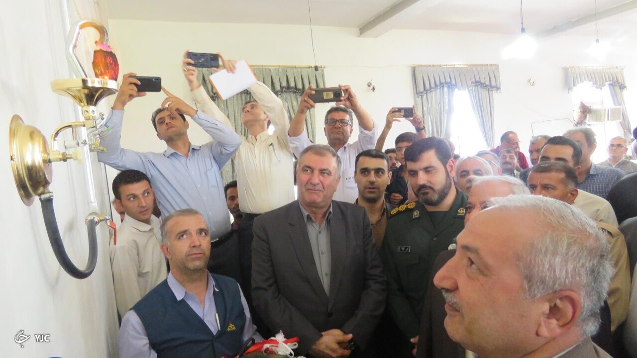 مشعل گاز در خلیفان روشن شد
