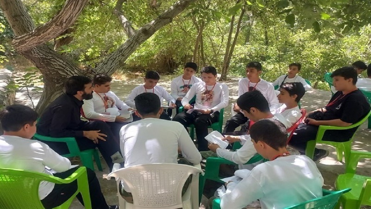 برپایی اردوی یاوران ولایت دانش آموزان پسر گیلانی
