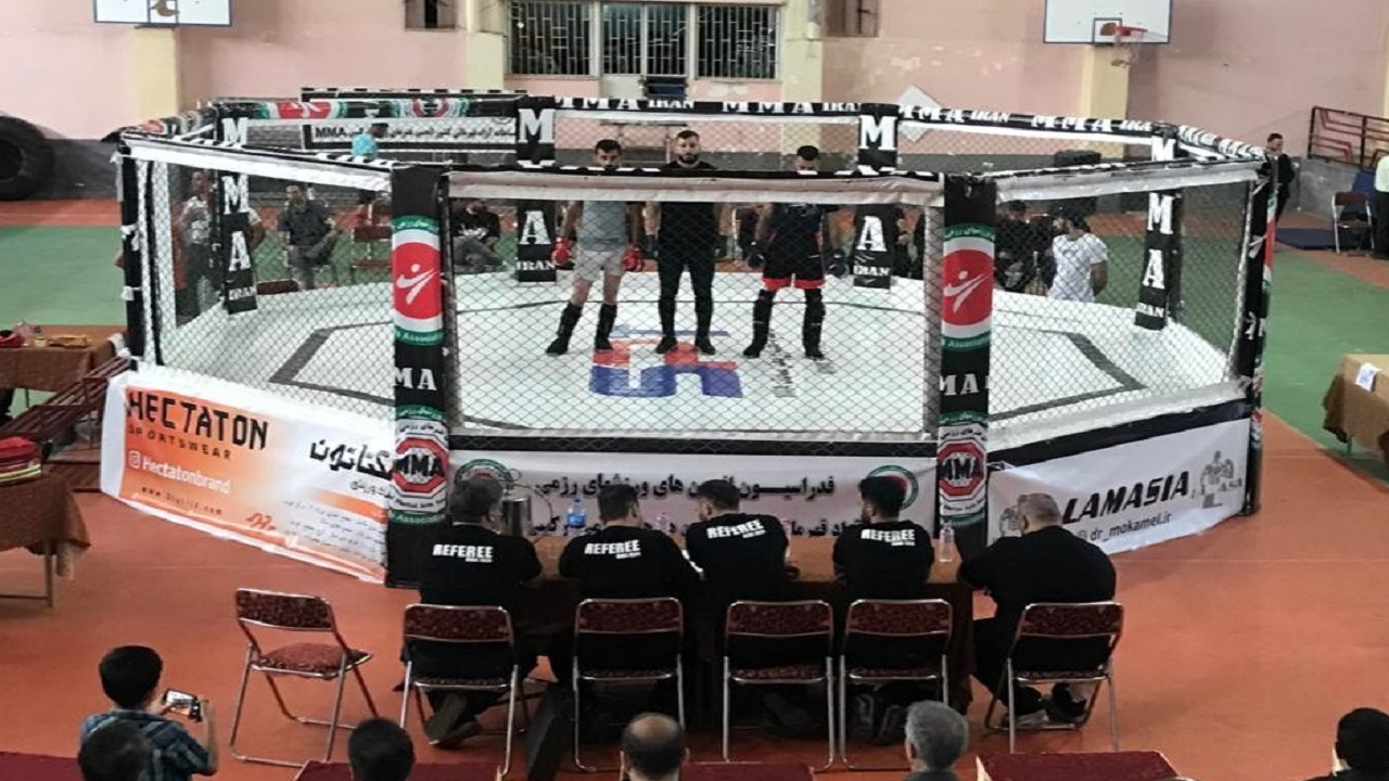 مسابقات MMA برای اولین بار در ایران برگزار شد+ عکس