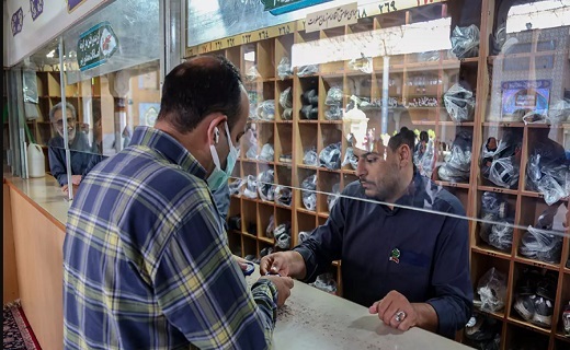 خاک پای زائران سرمه چشمان خادمان +تصاویر