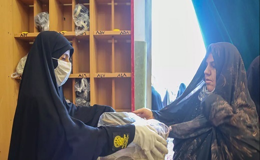 خاک پای زائران سرمه چشمان خادمان +تصاویر
