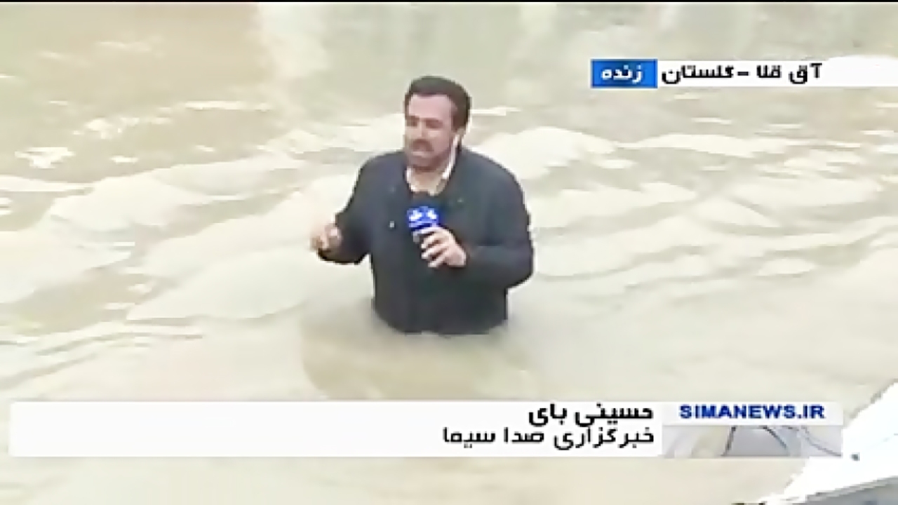 خبرنگاری که رکورد حسینی بای را شکست! + فیلم