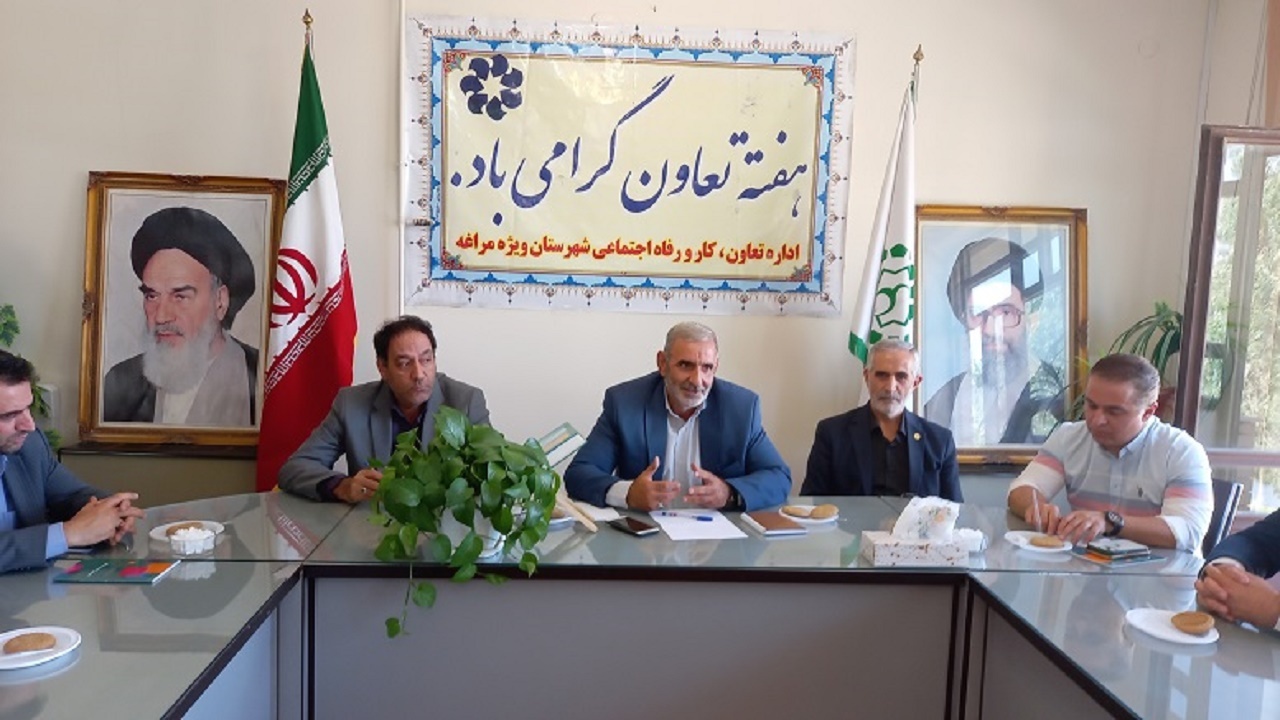 سرمایه گذاری ۹۷.۵ میلیارد تومانی در بخش تعاون مراغه