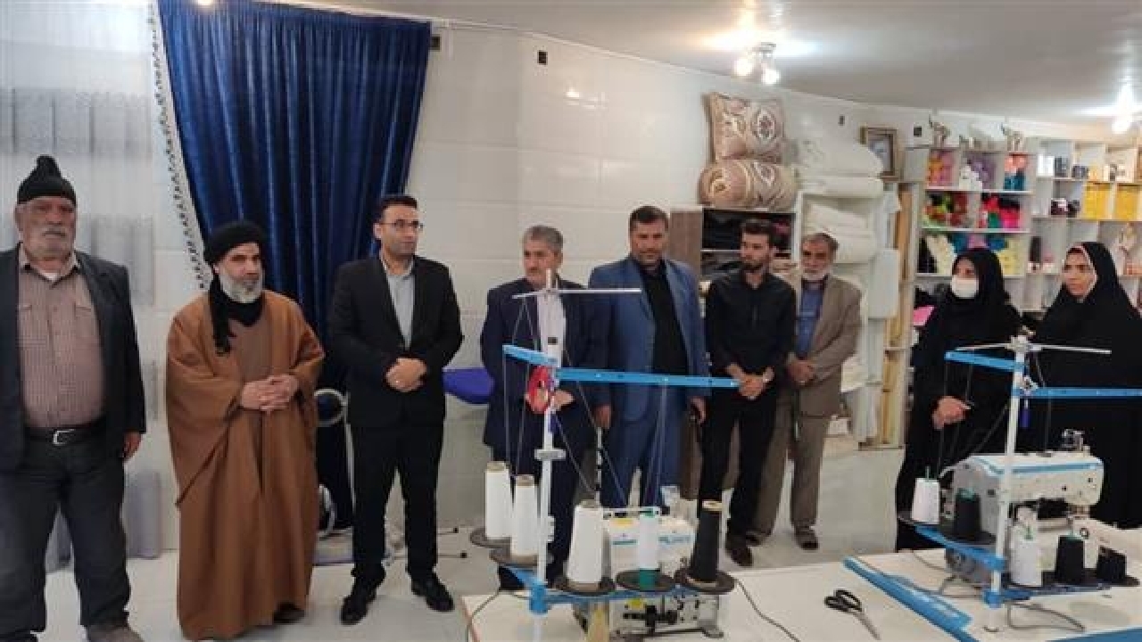 افتتاح کارگاه خیاطی در شهر فرادنبه