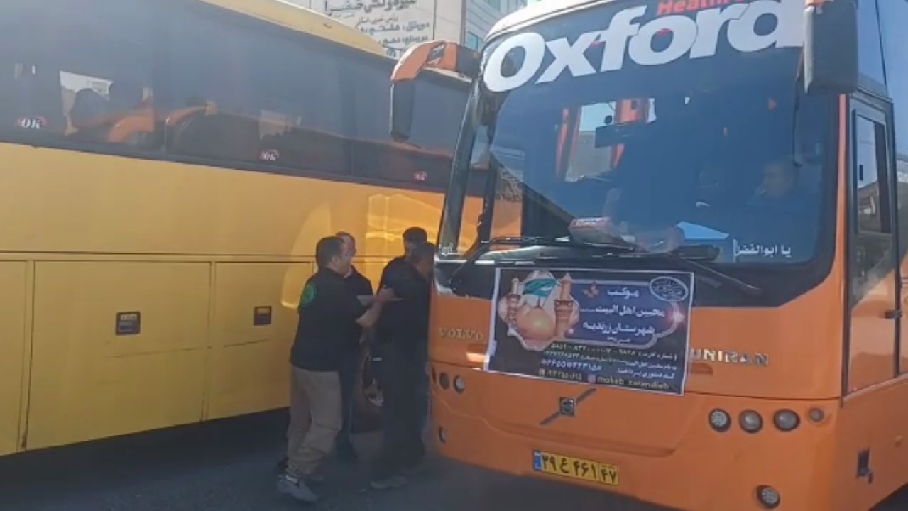 اعزام موکب داران زرندیه به نجف اشرف