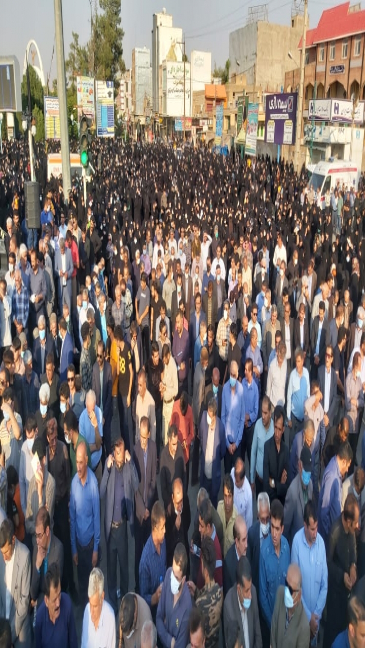 وداع با پیکر زنده یاد دکتر لاهوتی