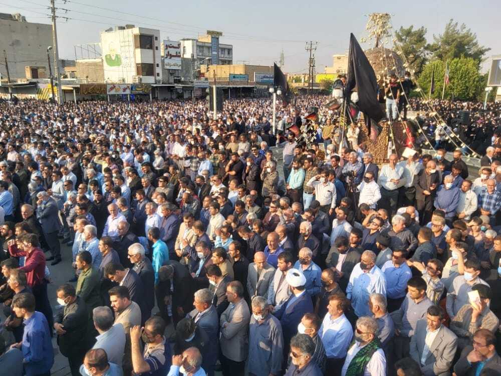 وداع با پیکر زنده یاد دکتر لاهوتی