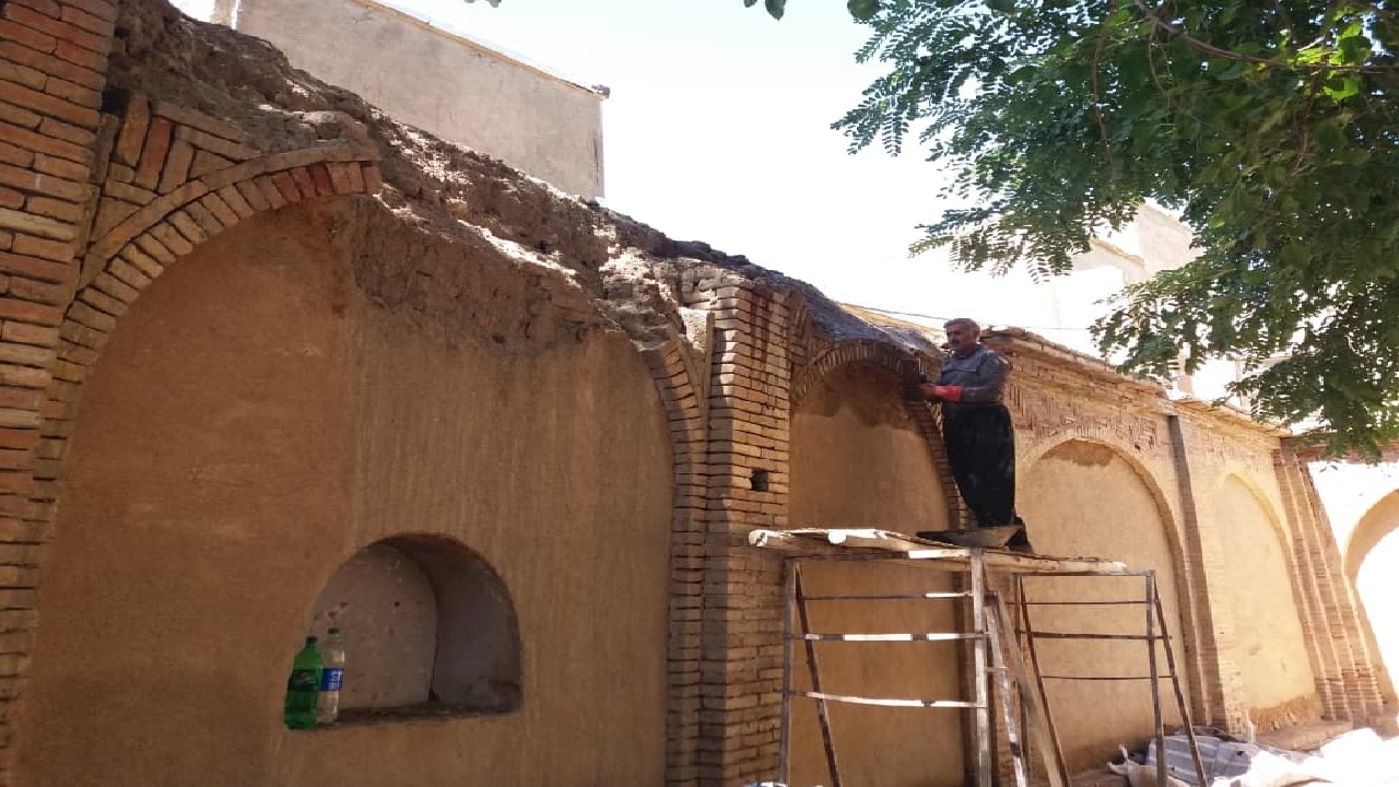 مرمت اضطراری کنیسه یهودیان در سنندج