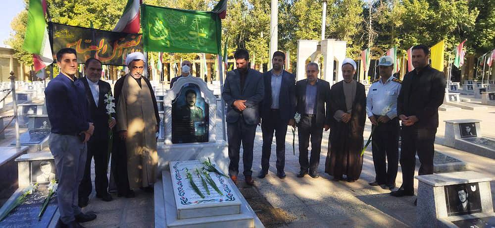 برگزاری مراسم بزرگداشت شهید قدوسی در نهاوند