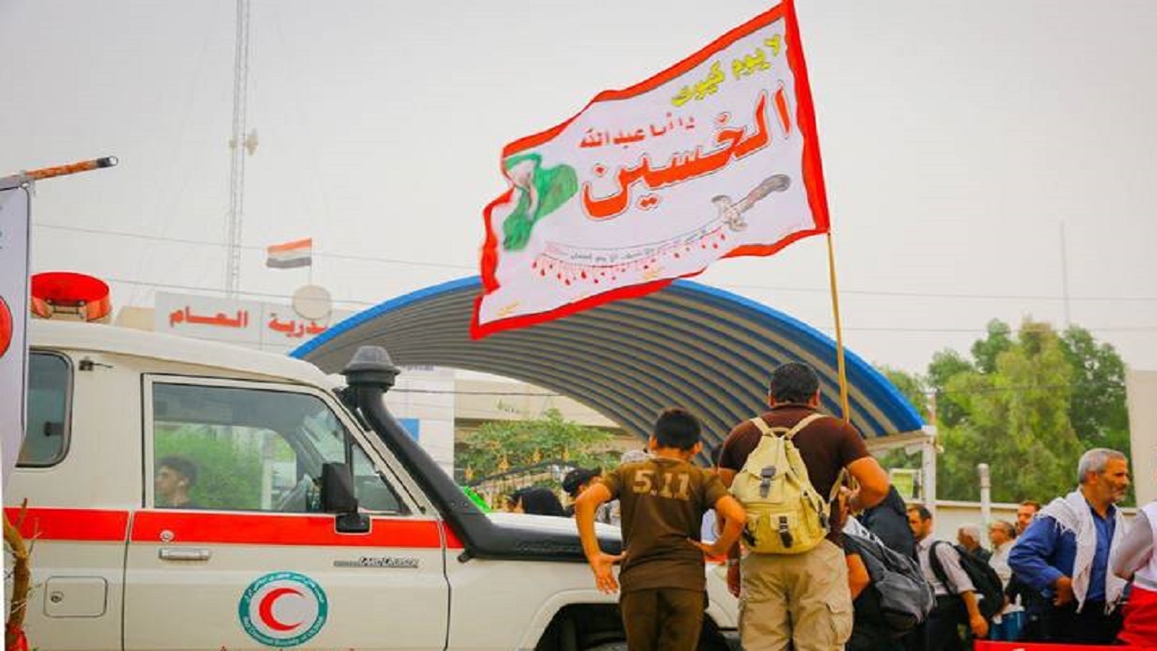 کاروان امدادی و درمانی هلال احمر به کربلا رسید