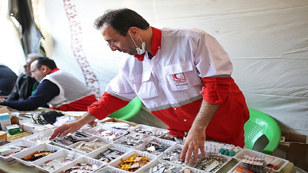 خدمت رسانی هلال احمر کهگیلویه و بویراحمد به زائران اربعین حسینی