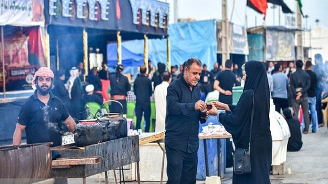 کاروان موکب باب الحوائج لنده راهی شلمچه شد