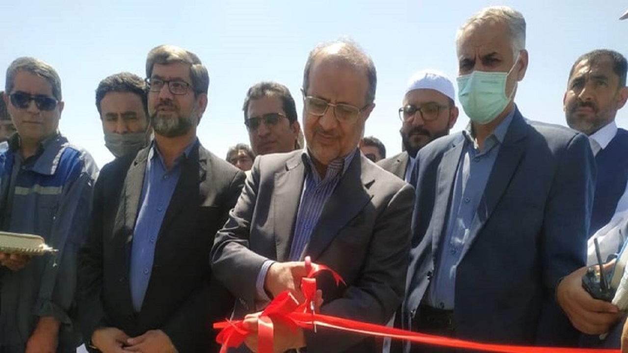 کارخانه دانه بندی منیزیت معدن زیروکی در ۱۸۰ کیلومتری جنوب غرب زاهدان