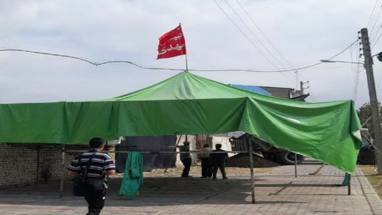 آماده‌سازی موکب جاماندگان اربعین حسینی در گرگان