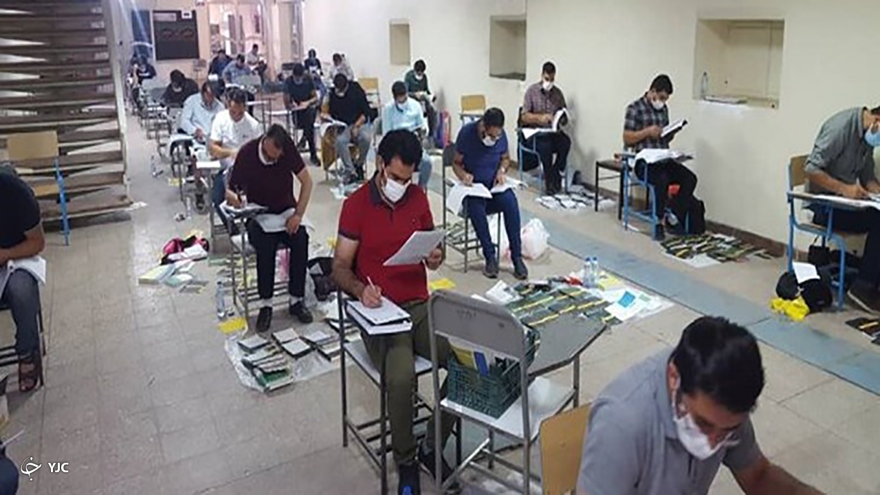 برگزاری آزمون متمرکز نظام مهندسی شهر‌های جنوب استان در مهاباد
