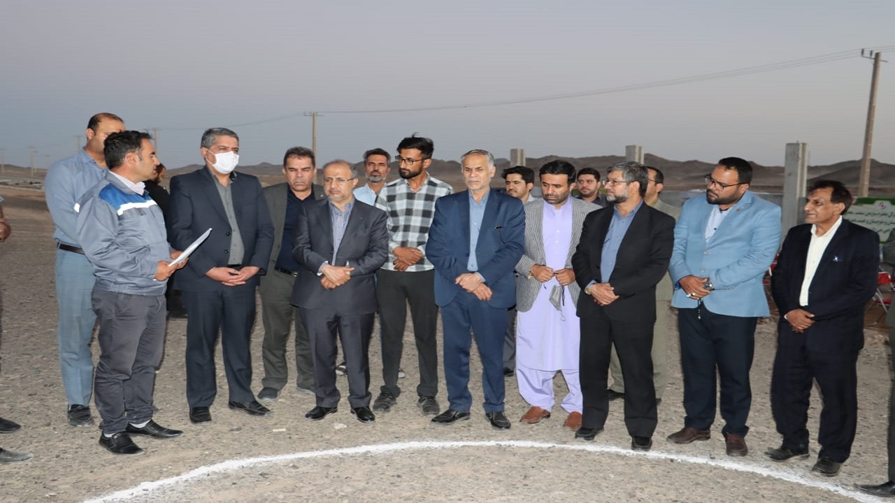 کلنگ زنی طرح کارخانه اکسید منیزیم در شهرک صنعتی  زاهدان کامبوزیا