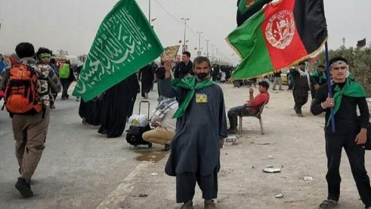 اتباع افغانستانی دلتنگ زیارت اربعین هستند + فیلم